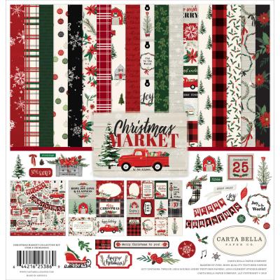 Carta Bella Christmas Market Designpapier - Collection Kit
